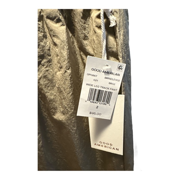 GOOD AMERICAN ESSENTIAL NYLON TRACK SUIT IN BRINDLE SIZE 2 (M) - Picture 9 of 14